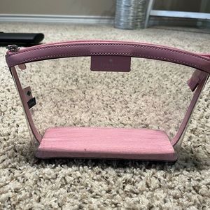Clear Kate Spade makeup bag